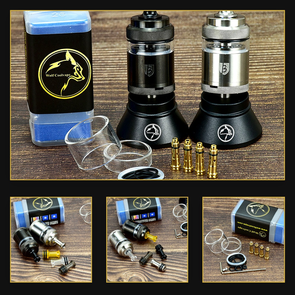 バーサーカー ミニ V3 MTL タンク - 510 ドリッ - Vaping Air のレビューと価格